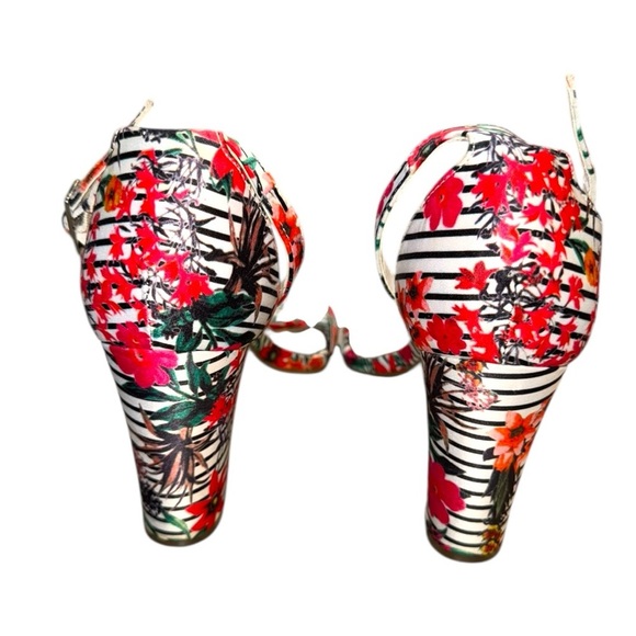 Worthington Multicolor Block Heels Size 10 – Bold, Flirty, Fun Statement - Picture 5 of 7